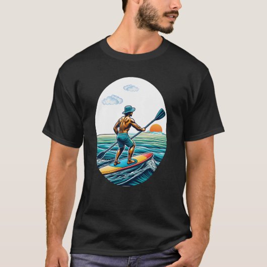 Stand Up Paddle Board SUP Paddleboard T-shirt (Voorkant)