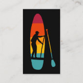 Stand Up Paddle Board SUP Paddleboarding Verhuur Visitekaartje (Achterkant)