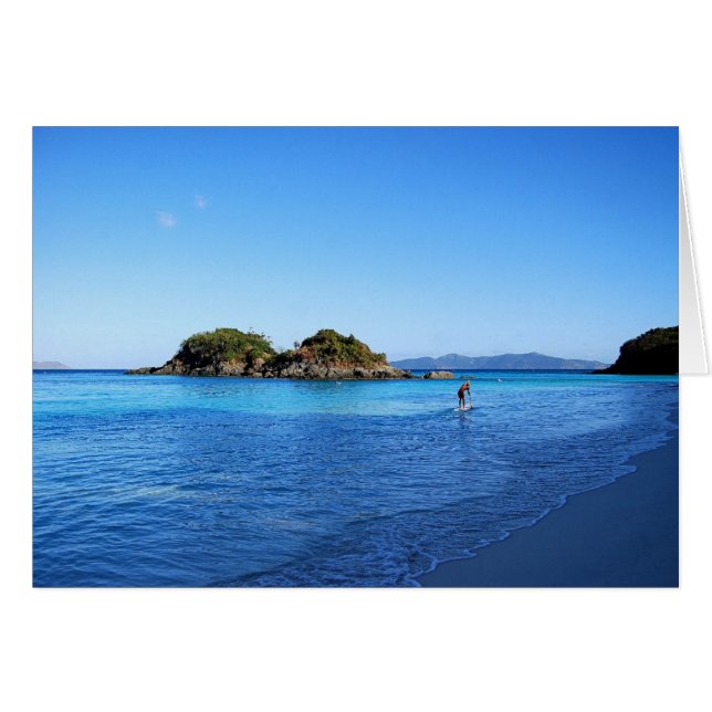 Stand-up Paddle Boarder, Trunk Bay, V.I. (Voorkant Horizontaal)