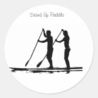 stand up paddle ronde sticker