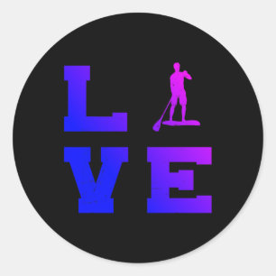 Stand up Paddle Stand up Paddle Board Sup Ronde Sticker