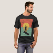 Stand Up Paddle  SUP Retro Paddleboarding H T-shirt (Voorkant volledig)