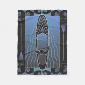 Stand-up Paddleboarder Fleece Deken (Voorkant)