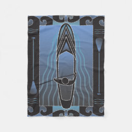 Stand-up Paddleboarder Fleece Deken