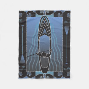 Stand-up Paddleboarder Fleece Deken