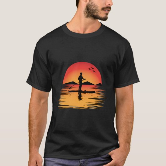 Stand Up Paddler Stand Up Paddeling Paddleboard T-shirt (Voorkant)