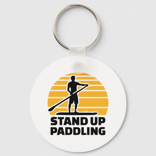 Stand-up paddling sleutelhanger (Voorkant)