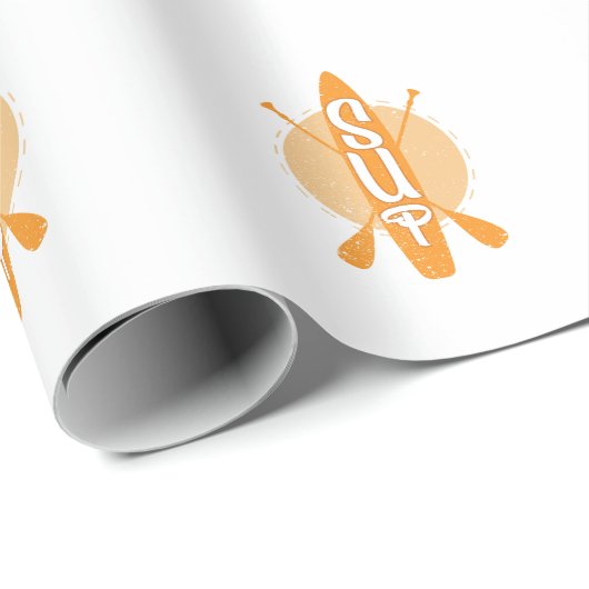 Stand up Paddling SUP Board Cadeaupapier (Rol Hoek)