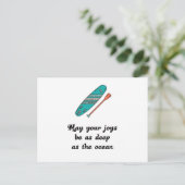 Stand-up peddel - Cadeau cadeauidee Briefkaart (Staand voorkant)