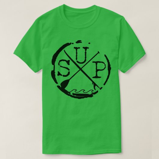 Stand-up peddel t-shirt (Design voorkant)