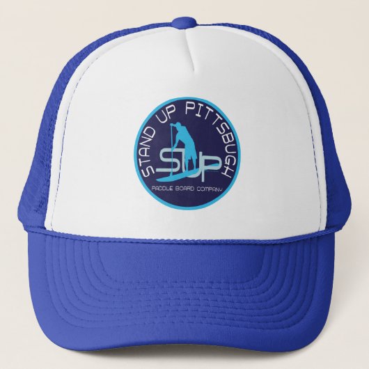 Stand-up Pittsburgh Paddle Board Co Trucker Hat Pet (Voorkant)
