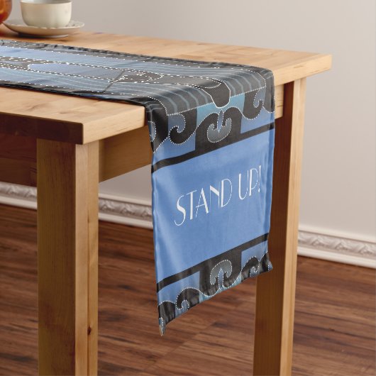 Stand-up poetser korte tafelloper (Voorbeeld)