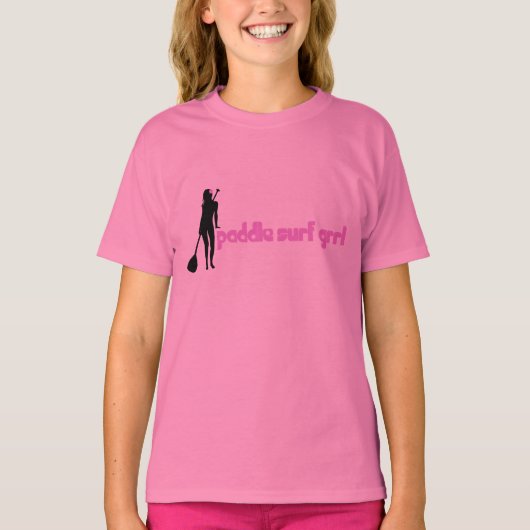 Stand-up Surf Grrl T-shirt (Voorkant)