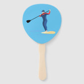 Stand-up tapebord handwaaier (Achterkant)