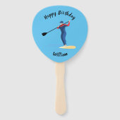 Stand-up tapebord handwaaier (Voorkant)