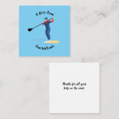 Stand-up tapebord notitiekaartje (Voorkant / Achterkant)