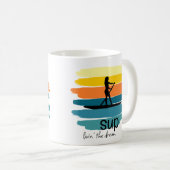 Stand-up tapebordretro SUP Aangepast Koffiemok (Voorkant rechts)