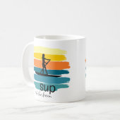 Stand-up tapebordretro SUP Aangepast Koffiemok (Voorkant links)