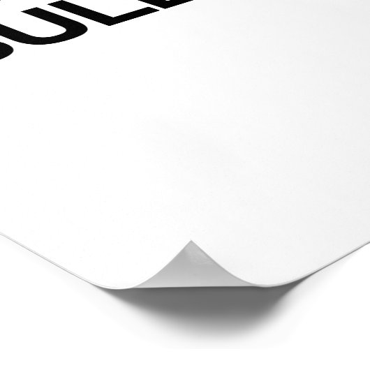 STAND-UP TEGEN BULLYING POSTER (Hoek)