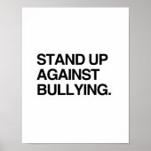 STAND-UP TEGEN BULLYING POSTER (Voorkant)