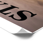 STAND-UP VOOR DEMOCRATIE #VoteBlue Poster (Hoek)