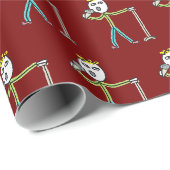 Stand-upcomedy-stokmannetje Cadeaupapier (Rol Hoek)