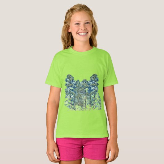 Stand van bomen T-shirt (Voorkant volledig)