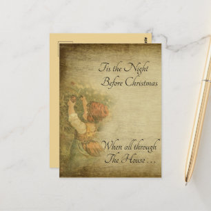  stand van de nacht voor Kerstmis Briefkaart