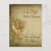  stand van de nacht voor Kerstmis Briefkaart (Voorkant)