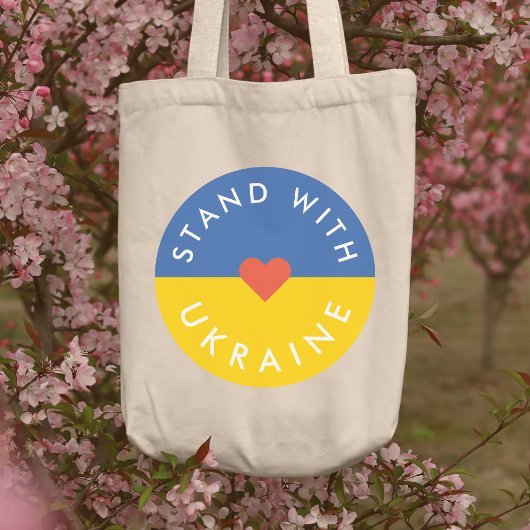 Stand van de Oekraïense anti-oorlogsprotesten tege Tote Bag