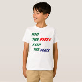 Stand van de Vrede kinder T-shirt (Voorkant volledig)