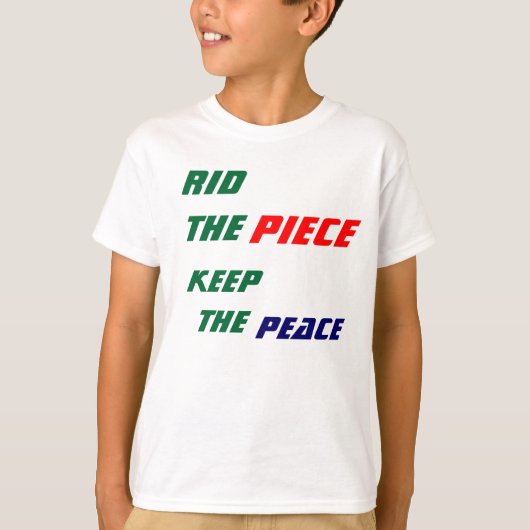 Stand van de Vrede kinder T-shirt (Voorkant)