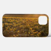 Stand van de wilde bloemen van Arrowleaf Balsamroo Case-Mate iPhone Case (Achterkant (horizontaal))