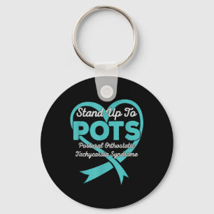 Stand van orthostatische tachycardie-syndroom sleutelhanger