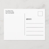 Stand van zaken met blauw gele Briefkaart in Oekra (Achterkant)