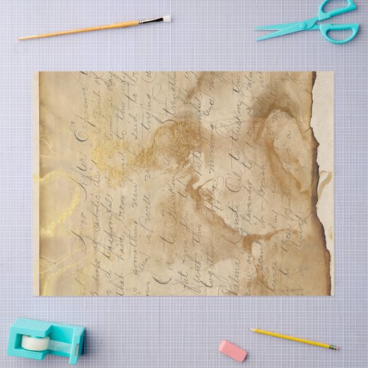  stand van zaken met cursieve ontkoppeling tissuepapier (Craft)