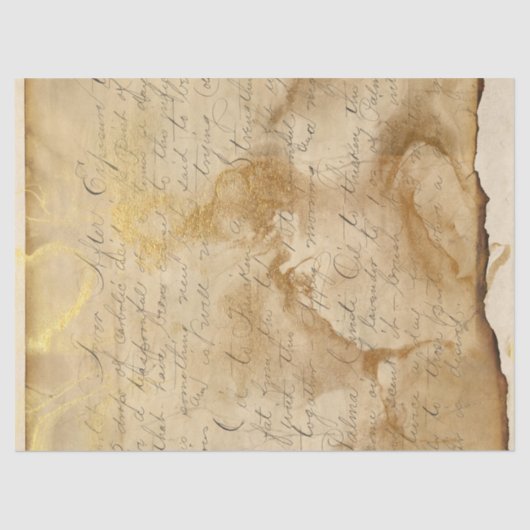  stand van zaken met cursieve ontkoppeling tissuepapier (Voorkant)