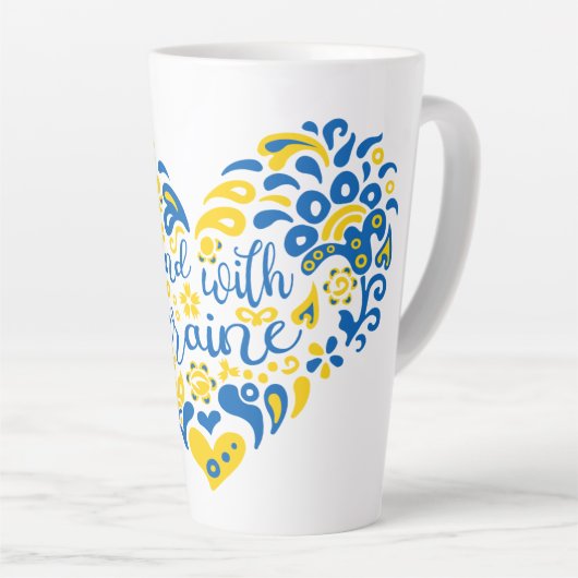 Stand van zaken met de Oekraïense lettering en de  Latte Mok (Rechterhoek)