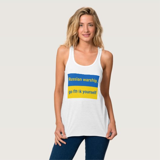 Stand van zaken met de Oekraïense Tanktop vrouwen (Volledige Voorkant)