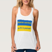 Stand van zaken met de Oekraïense Tanktop vrouwen (Voorkant)