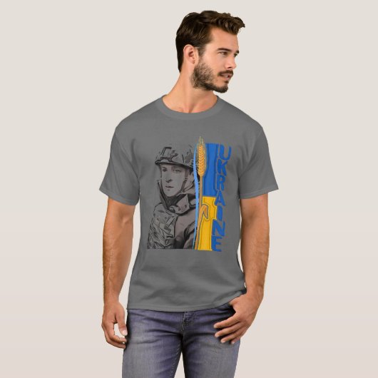 Stand van zaken met het Oekraïense Volodymyr Zelen T-shirt (Voorkant volledig)