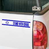 Stand van zaken met Israël Bumpersticker (Op Truck)