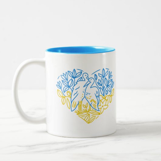 Stand van zaken met Oekraïne mok (Links)