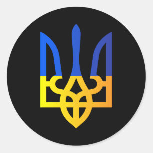 Stand van zaken met Oekraïne Trident Sticker