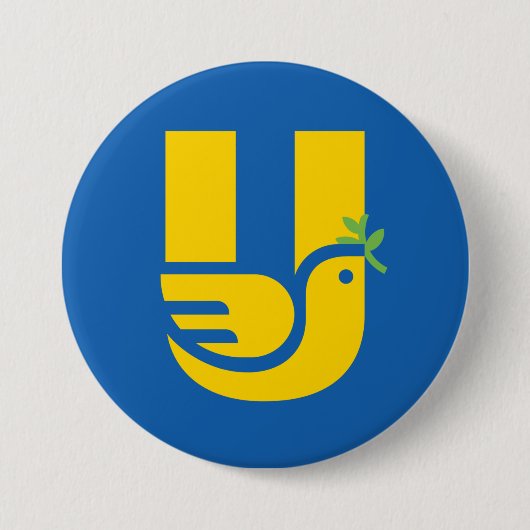 Stand van zaken met Oekraïne | UNA Peace Button (Voorkant)