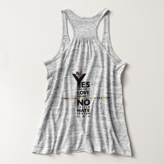 Stand van zaken Tanktop justitie (Design achterkant)