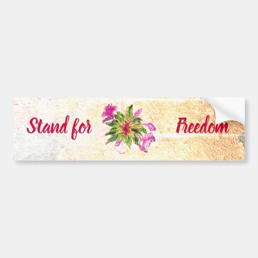 Stand van zaken voor Freedom Balsam Bouquet Bumpersticker (Voorkant)