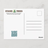 Stand voor Briefkaart bomen (Achterkant)