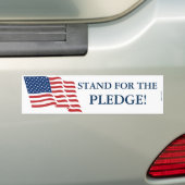 Stand voor de Bumpersticker (Op auto)
