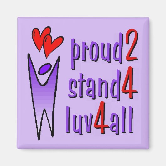 Stand voor Love Magnet - Lavendel (Voorkant)